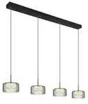 Globo Lighting H&auml;ngeleuchte &brvbar; schwarz &brvbar; Ma&szlig;e (cm): B: 15 H: 150