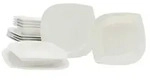 CreaTable Tafelservice Melbourne &brvbar; wei&szlig; &brvbar; Porzellan &brvbar; Ma&szlig;e (cm): B: 31 H: 34,5