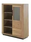 Primo Kombi-Highboard Grinda &brvbar; holzfarben &brvbar; Ma&szlig;e (cm): B: 112 H: 142 T: 40.0