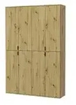 Mehrzweckschrank-Set &brvbar; holzfarben &brvbar; Ma&szlig;e (cm): B: 122 H: 193 T: 34.0