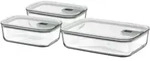 Mepal Frischhaltedosen-Set Easyclip 2.0 &brvbar; Glas,Kunststoff,Silikon &brvbar; Ma&szlig;e...