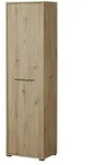 Garderobenschrank &brvbar; holzfarben &brvbar; Ma&szlig;e (cm): B: 54,5 H: 197,5 T: 40.0