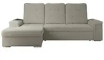 Ecksofa mit Schlaffunktion Madrito &brvbar; grau &brvbar; Ma&szlig;e (cm): B: 256 H: 89