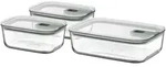 Mepal Frischhaltedosen-Set Easyclip 2.0 &brvbar; Glas,Kunststoff,Silikon &brvbar; Ma&szlig;e (cm): B: