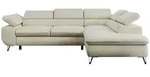 Ecksofa mit Schlaffunktion Peter &brvbar; beige &brvbar; Ma&szlig;e (cm): B: 273 H: 76