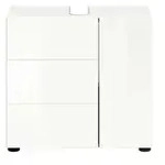 Waschbeckenunterschrank &brvbar; wei&szlig; &brvbar; Ma&szlig;e (cm): B: 60 H: 57