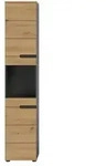 Hochschrank &brvbar; grau &brvbar; Ma&szlig;e (cm): B: 38 H: 193