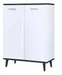 Sideboard &brvbar; wei&szlig; &brvbar; Ma&szlig;e (cm): B: 60 H: 81,4 T: 32.0
