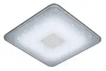 Trio LED-Deckenleuchte Glas mit Effekt &brvbar; wei&szlig; &brvbar; Ma&szlig;e (cm): B: 42,5 H: 6