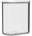 Mepal Vorratsdose 1 5 l Modula &brvbar; transparent/klar &brvbar; Kunststoff &brvbar; Ma&szlig;e (cm): B: 9