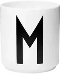 DESIGN LETTERS Buchstabenbecher &brvbar; wei&szlig; &brvbar; Porzellan &brvbar; Ma&szlig;e (cm): H: 8,5 ...