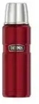 THERMOS Isolierflasche STAINLESS KING BEVERAGE BOTTLE &brvbar; rot &brvbar; Edelstahl