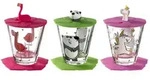 LEONARDO Kinder Trink - Set 9-tlg. Flamingo /Einhorn / Panda Bambini &brvbar; Glas &brvbar;