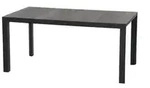 Siena Garden Gartentisch Silva &brvbar; schwarz &brvbar; Ma&szlig;e (cm): B: 90 H: 74