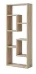 Standregal &brvbar; holzfarben &brvbar; Ma&szlig;e (cm): B: 36 H: 92,4 T: 14.5