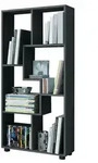 Standregal &brvbar; schwarz &brvbar; Ma&szlig;e (cm): B: 60 H: 119 T: 20.0