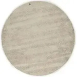 Tom Tailor Wollteppich &brvbar; beige &brvbar; Wolle &brvbar; Ma&szlig;e (cm): H: 1,5 &Oslash;: 140.0