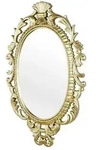 Spiegel 44 5 x 73 cm &brvbar; gold &brvbar; Kunststoff,Aluminium,Glas &brvbar; Ma&szlig;e (cm): B:...