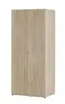 Kleiderschrank Multischrank-System &brvbar; holzfarben &brvbar; Ma&szlig;e (cm): B: 80 H: 185 T: 54.0