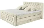 Boxspringbett Cashfield &brvbar; creme &brvbar; Ma&szlig;e (cm): B: 200 H: 113