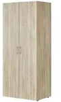 Schrank 2-t&uuml;rig Multischrank-System &brvbar; holzfarben &brvbar; Ma&szlig;e (cm): B: 80 H: 185 T: