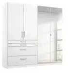 Dreht&uuml;renschrank Homburg &brvbar; wei&szlig; &brvbar; Ma&szlig;e (cm): B: 181 H: 197 T: 54.0