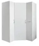 T&uuml;r f&uuml;r Eckschrankl&ouml;sung Multischrank-System &brvbar; wei&szlig; &brvbar; Ma&szlig;e (cm): B: 95 H: 185