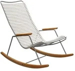 Houe CLICK Rocking Chair mit Bamubsarmlehnen Muted White