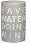 r&auml;der Weink&uuml;hler Save Water Drink Wein Beton