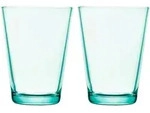 Iittala Kartio Trinkglas 40cl 2er Set Wassergr&uuml;n