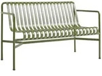 Hay Palissade Dining Bank mit Armlehnen Olive