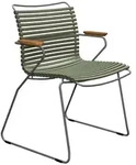 Houe CLICK Dining Chair mit Bambusarmlehnen Olive green
