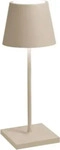 Zafferano LD0320S3, Zafferano Akku Tischleuchte Poldina Pro 300 mm Sand
