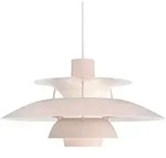 Louis Poulsen PH 5 Pendelleuchte Monochrome pale rose