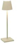 Zafferano Akkuleuchte Poldina Pro Micro 27,5 cm Sand