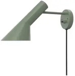 Louis Poulsen AJ Wandleuchte Mit Kabel Pale petroleum