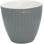GreenGate Kleine Latte Tasse Alice, stone grey