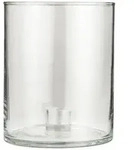 IB Laursen Kerzenhalter aus Glas f&uuml;r Stabkerze, H&ouml;he 15, &Oslash; 12 cm