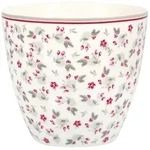 GreenGate Latte Becher Gale White, &Oslash; 10 cm x H 9 cm - wei&szlig;