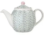 Bloomingville Maya Teekanne, Steingut, &Oslash; 14 x H16 cm