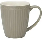 GreenGate Becher Alice Everyday mit Henkel, warm grey