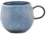 Bloomingville Sandrine Tasse | Steingut, &Oslash;10.5 x H9.5cm, blau