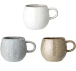 Bloomingville 3er Set Becher Addison, H10 x &Oslash;10,5 cm, 500 ml, diverse