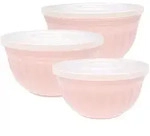 GreenGate Sch&uuml;ssel 3er Set Alice aus Kunststoff, rosa