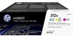 HP Original 312A Toner Cyan, Magenta, Gelb (CF440AM) 3er Set Dreierpack