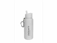 LifeStraw Outdoor-Wasserfilter "Go Edelstahl White " Membran-Mikrofilter 700ml
