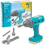 BRIO Builder Bohrmaschine Spielzeug - Handbohrer, robustes Kunststoff, kindgerechtes