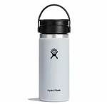 Hydro Flask Wide Flex Sip Lip Isolierflasche mit Deckel 473ml white