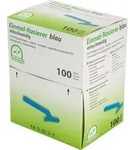 Medi-Inn Einwegrasierer Farbe blau einschneidig / 100 St&uuml;ck
