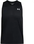 Under Armour TECH Funktionstank Herren in black, Gr&ouml;&szlig;e L - schwarz